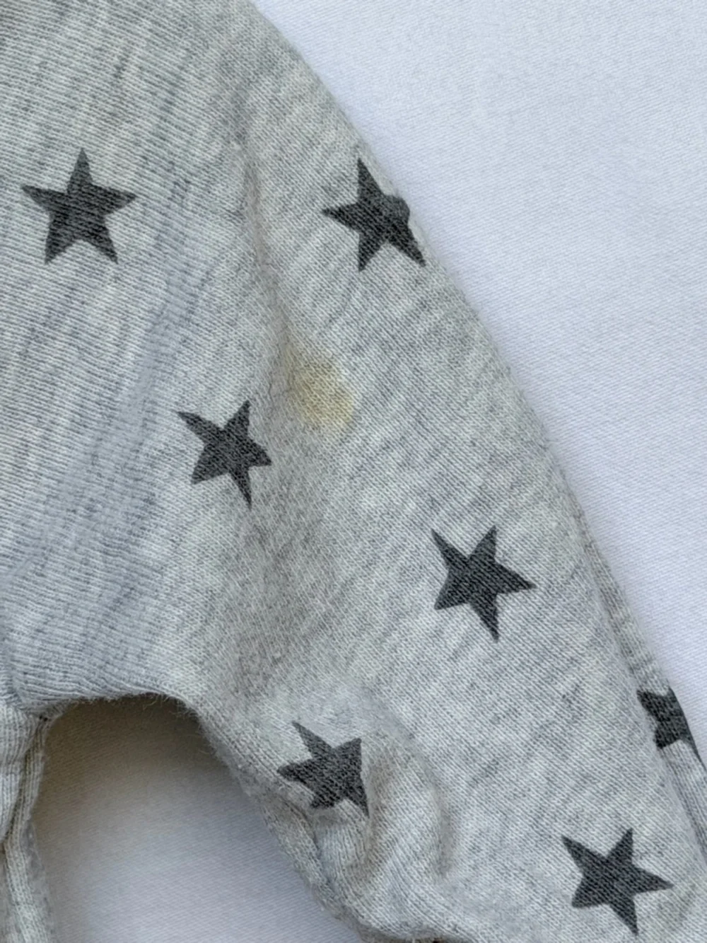 3-6 MTH cloud island Sage & Gray Baby Footed One-Piece Pack